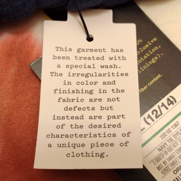 NWT Tie Dye Shorts - Art Class - L - Picture 5 of 5